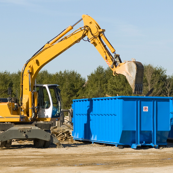 can i choose the location where the residential dumpster will be placed in Reedsville Pennsylvania